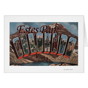 Estes Park, Colorado - Large Letter Scenes