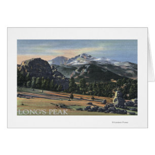 Estes Park, Colorado - Longs Peak View