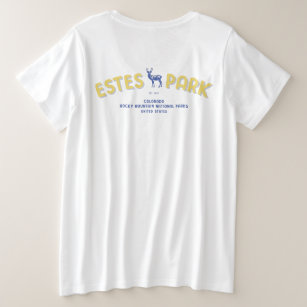 Estes Park Colorado National Park Elk Plus Size T-Shirt