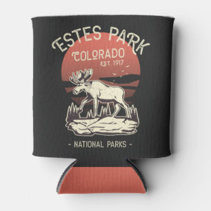 Estes Park Colorado National Park Moose Sunset Can Cooler