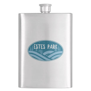 Estes Park Colorado Outdoors Hip Flask