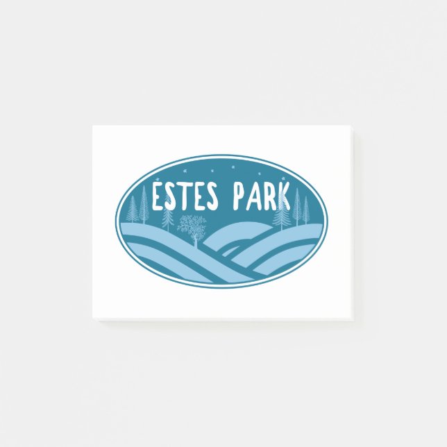Estes Park Colorado Outdoors Post-it Notes (Front)