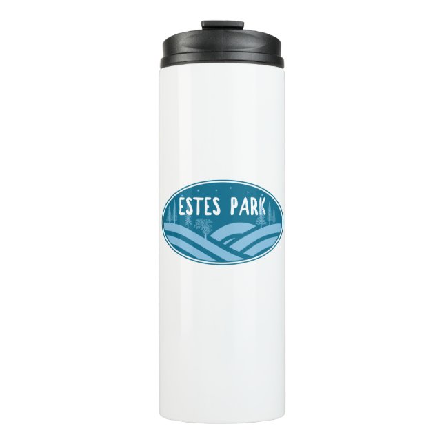 Estes Park Colorado Outdoors Thermal Tumbler (Front)