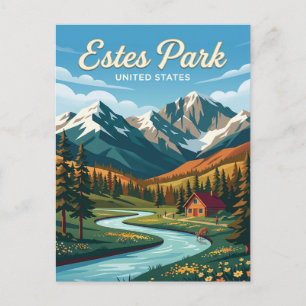 Estes Park Colorado Postcard