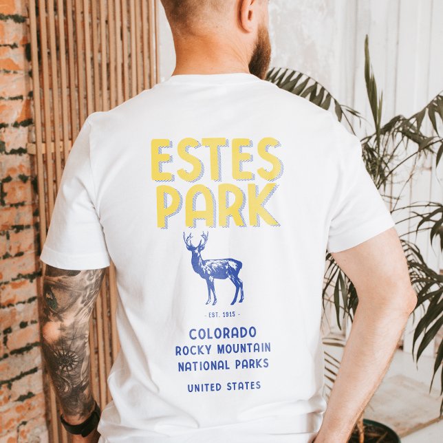 Estes Park Colorado Rocky Mountain National Park T-Shirt (Estes Park Colorado National Park Elk T-Shirt)