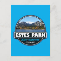 Estes Park Colorado Travel Art Emblem