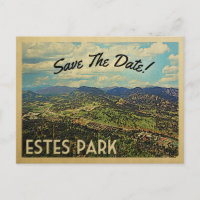 Estes Park Save The Date Colorado