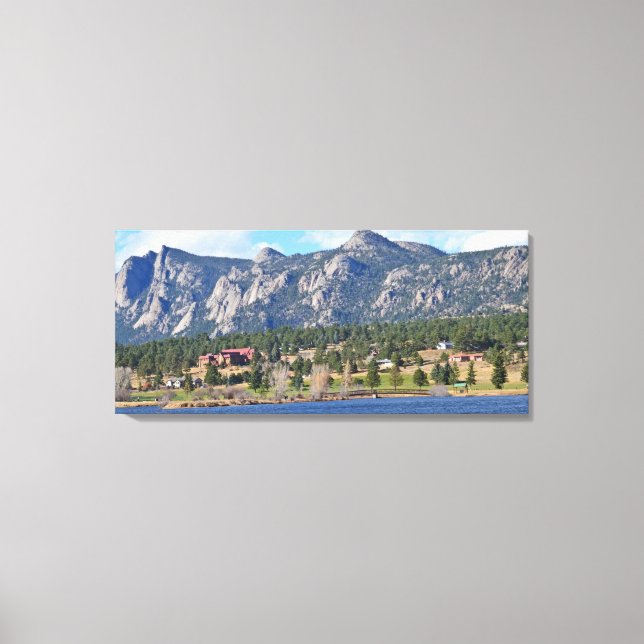 Estes Park View Canvas Print (Front)