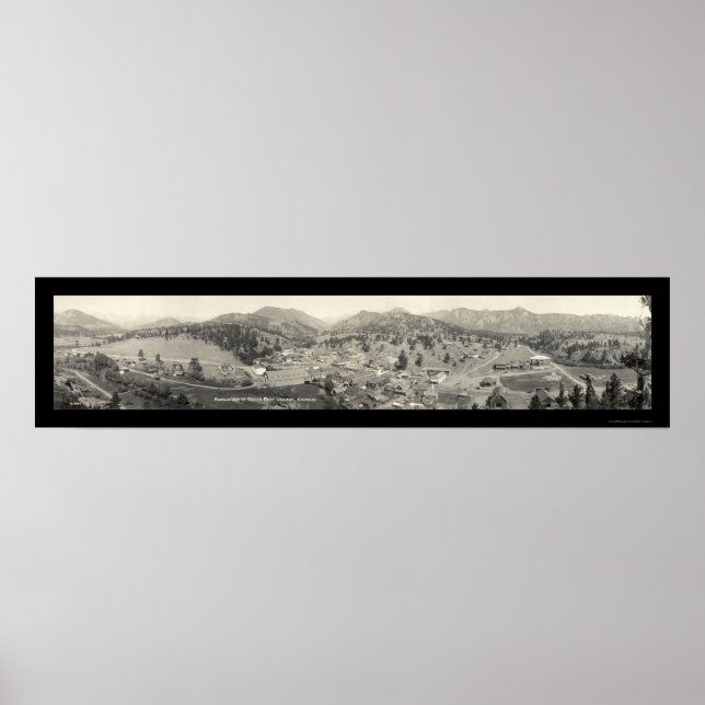 Estes Park Village, CO Photo 1919 Poster (Front)