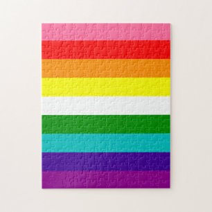 Estêvão Romane’s 9-Stripe Rainbow Flag  Jigsaw Puzzle