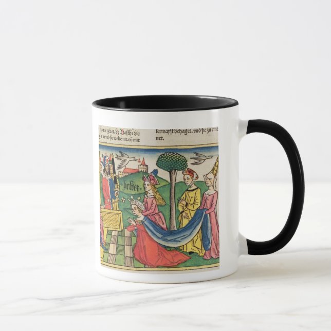 Esther 2 15-18, Esther is chosen to be Queen by th Mug (Right)