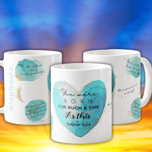 Esther 4:14 Bible Verse Spiritual Ceramic Mug