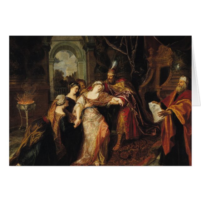 Esther before Ahasuerus, before 1697 (Front Horizontal)