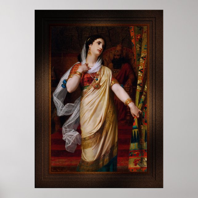 Esther by Hugues Merle Poster (Front)