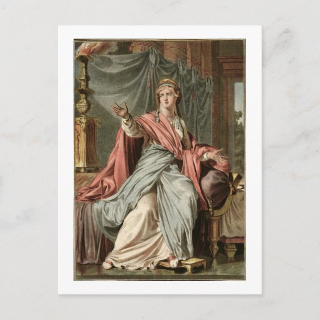 Esther, costume for 'Esther' by Jean Racine, from Postcard (Front)
