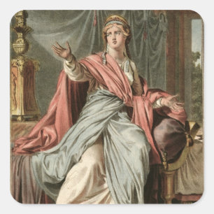 Esther, costume for 'Esther' by Jean Racine, from Square Sticker