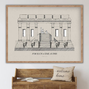 Esther, For Such a Time as This, WALL Art, Jews, P Poster