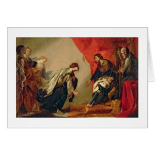Esther in front of Ahasuerus, c.1645-50 (oil on ca