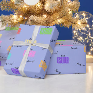 Esther Purim Wrapping Papper 30" Paper