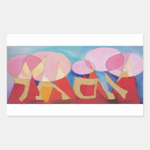 Esther Rectangular Sticker