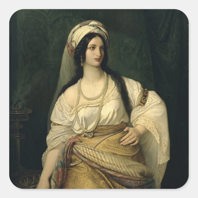 Esther Square Sticker (Front)