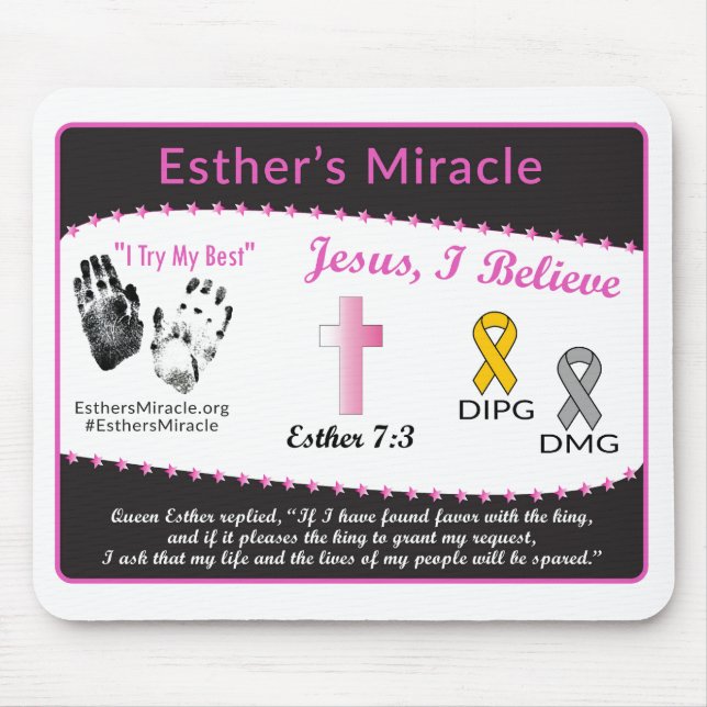 Esther's Miracle Computer Mouse Pad (Front)