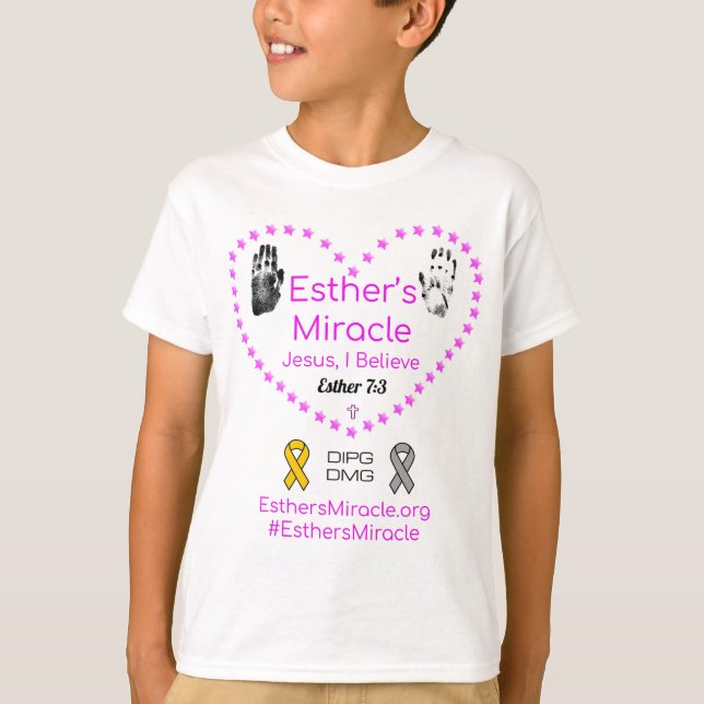 Esther's Miracle Kids' T-Shirt - front only (Front)