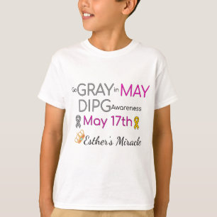 Esther's Miracle Kids' T-Shirt - Go Grey in May