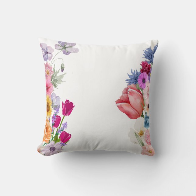 Esthetic Floral Design – Flower Cushion (Front)