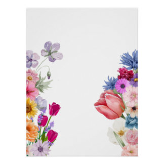 Esthetic Floral Design – Flower Poster