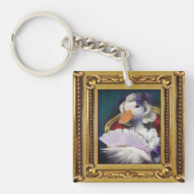 Esthetic Lady Duck Picture Frame
