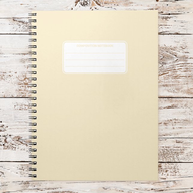 Esthetic Soft Pastel Solid Color Composition Notebook (Creator Uploaded)