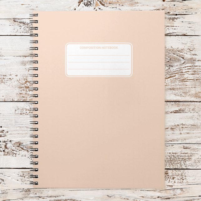 Esthetic Soft Pastel Solid Color Composition Notebook (Creator Uploaded)