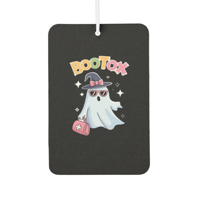 Esthetician Botox Halloween Aesthetic Nurse Plasti Car Air Freshener (Front)