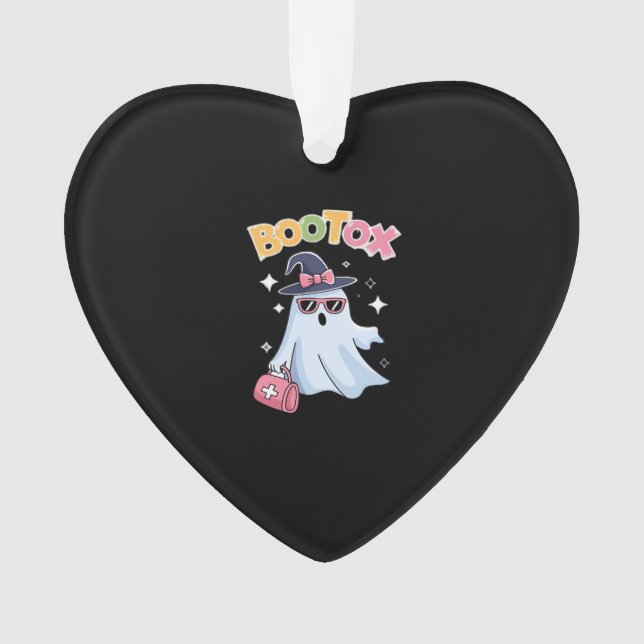 Esthetician Botox Halloween Aesthetic Nurse Plasti Ornament (Front)