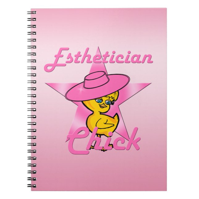 Esthetician Chick #8 Notebook (Front)