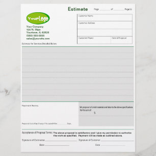 Estimate / Quote / Job Proposal Forms