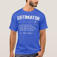 Estimator Definition Funny Quote Job Titles Men Wo