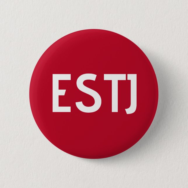 ESTJ Team Member Button (Front)