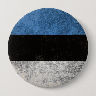 Estonia 10 Cm Round Badge