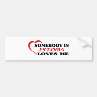 ESTONIA BUMPER STICKER
