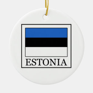Estonia Ceramic Tree Decoration