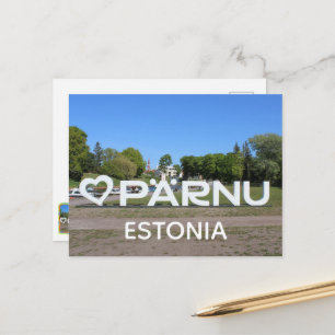 Estonia City of Pärnu Postcard! Postcard