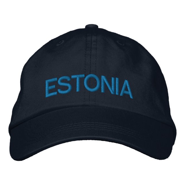 Estonia Customised Hat  Eesti Kohandatud müts (Front)