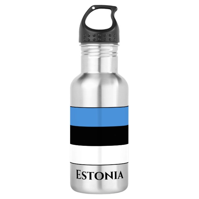Estonia (Estonian) Flag 532 Ml Water Bottle (Front)