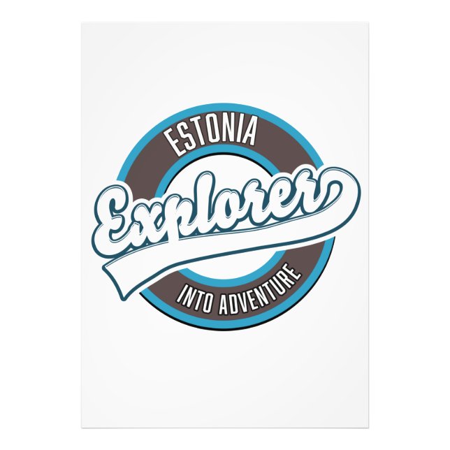 Estonia Explorer into adventure  Photo Print (Front)