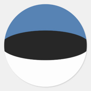 Estonia Fisheye Flag Sticker