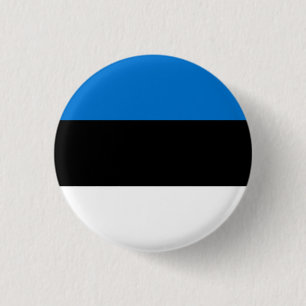 Estonia Flag 3 Cm Round Badge