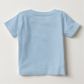 Estonia Flag Baby T-Shirt (Back)