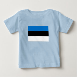 Estonia Flag Baby T-Shirt